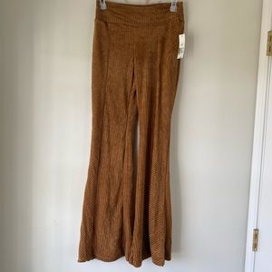 NWT, velvet flare pants